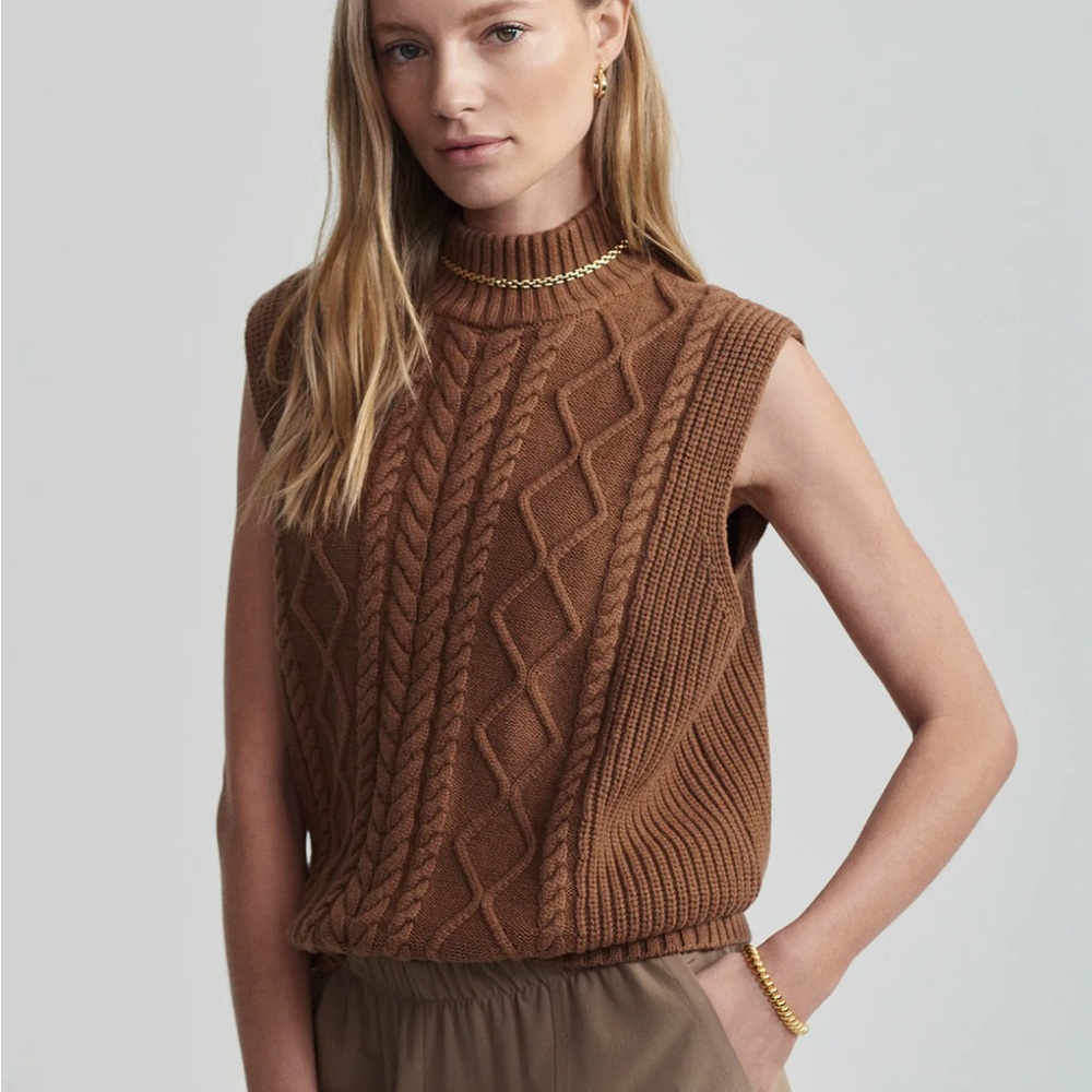Varley Joilette Roll Neck Vest